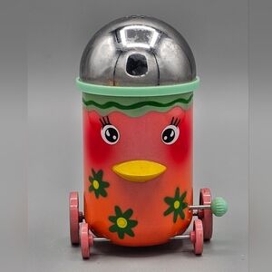 80s Pylones Salt Wind Up Colorful Bold Bird Girly Shaker Feather Boho Bight Flaw